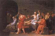 Jacques-Louis  David The Death of Socrates Spain oil painting artist